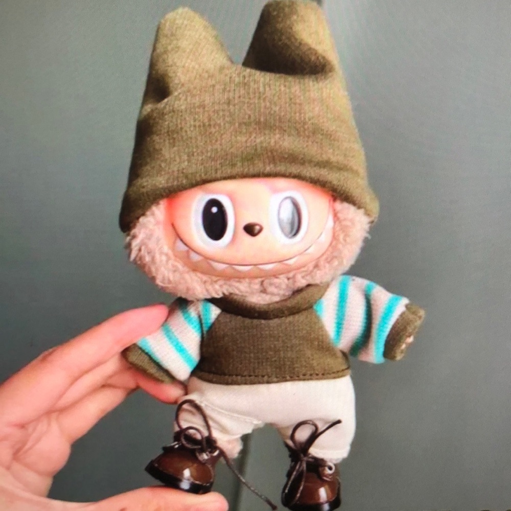 Cute Plush Toy with Green Hat